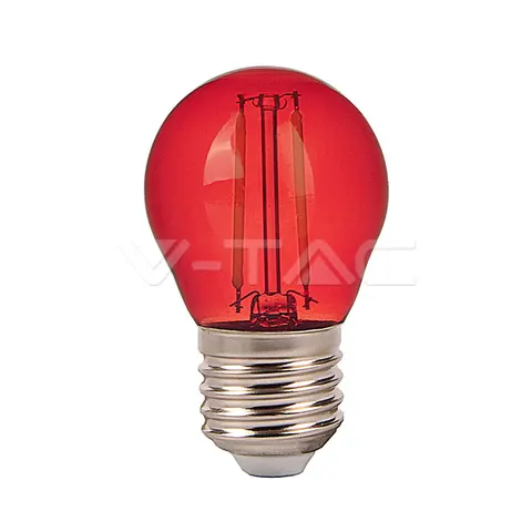 Żarówka Led E27 2W/60lm Dekoracyjna Kolor Czerwony