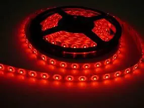 Taśma LED 60xSMD 2835 IP54 1m 12V/4,8W Czerwona