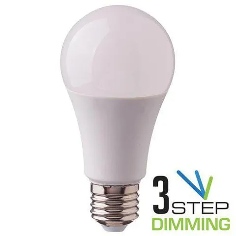 Żarówka LED E27 9W/806lm NW 3step Dimming bez Ściemniacza
