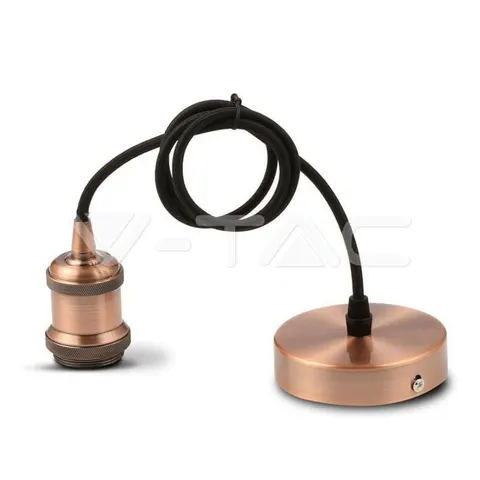 Oprawka E27 Metal Wisząca Loft Vintage miedź