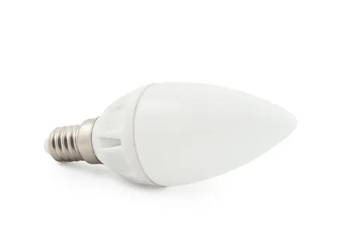Żarówka LED E14 12SMD 2835H Świeca Ceramiczna Zimna 5W/450lm