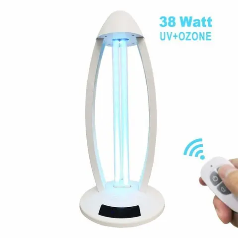 Lampa UV+Ozon do Sterylizacji Bakteriobójcza Koronawirus Biała