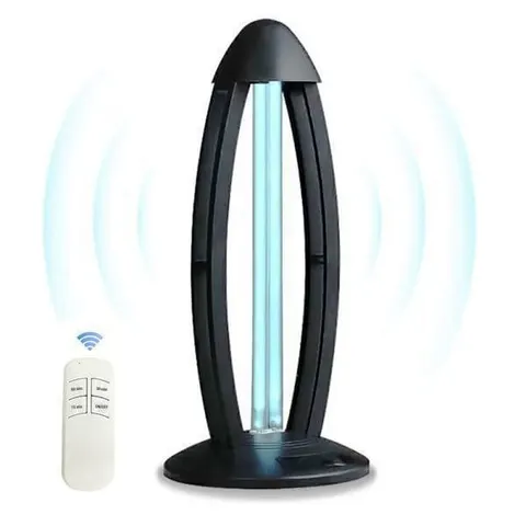 Lampa UV+Ozon do Sterylizacji Bakteriobójcza Koronawirus Czarna