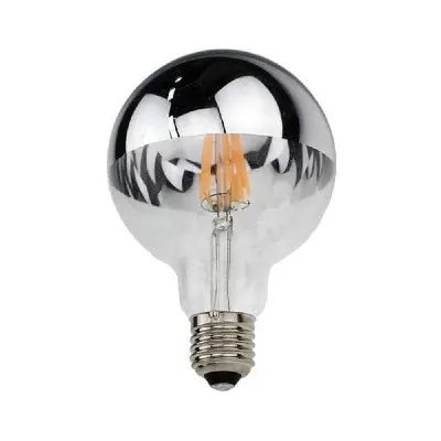 Żarówka LED E27 7W/800lm Półsrebrna Ciepła WW