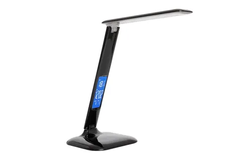 Lampka Biurkowa LED 5W Czarna LCD Ściemnialna