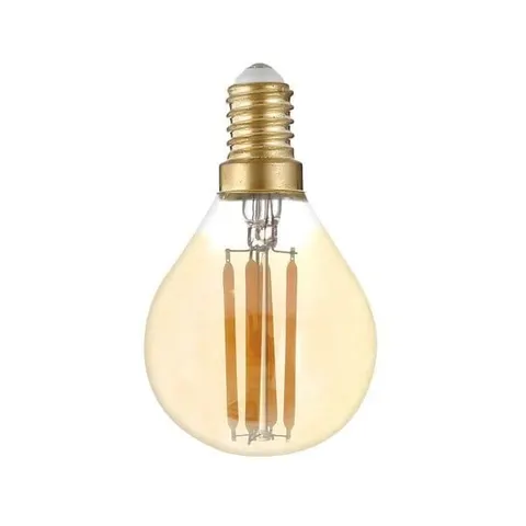 Żarówka LED E14 4W/350lm Filament DIM "złote" Szkło