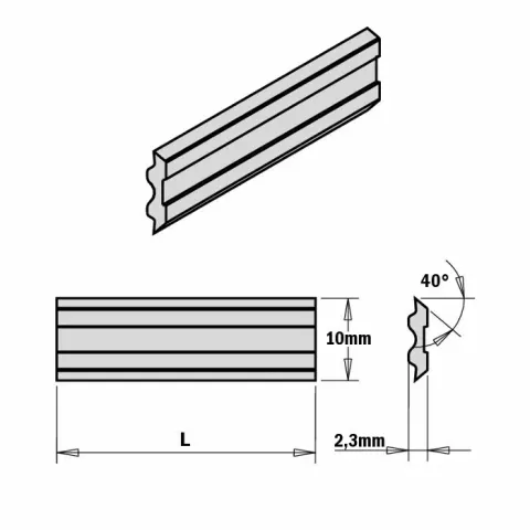 CMT Noże Tersa HSS KS1.710.01