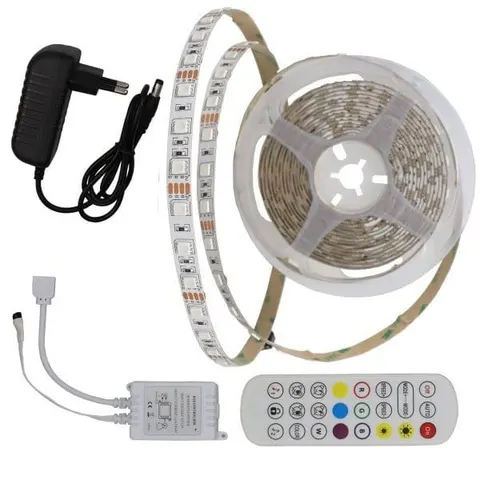 Zestaw - Taśma LED RGB 300SMD + sterownik + pilot