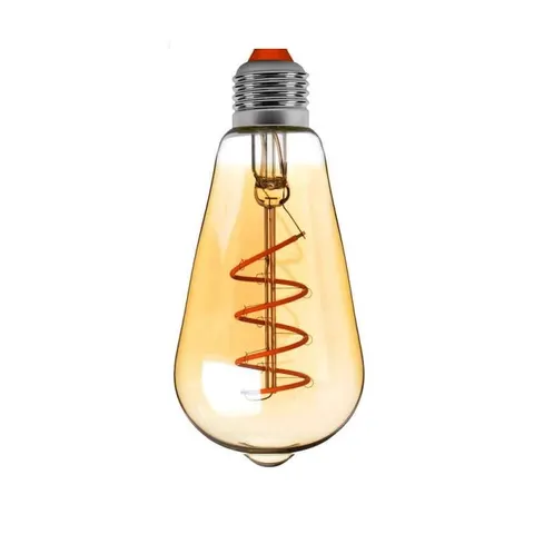 Żarówka LED E27 4W/300lm DIM Filament Spirala Łezka WW