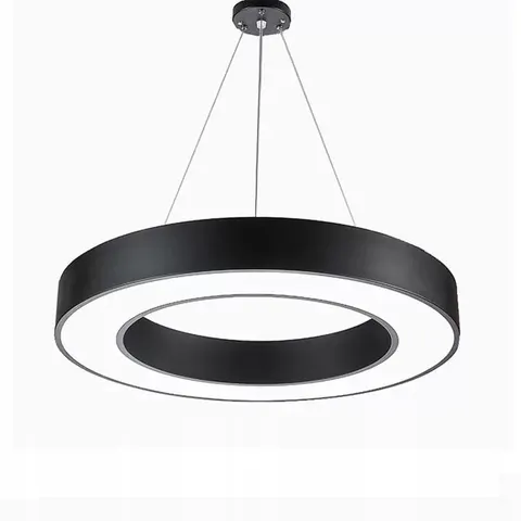 Lampa LED 72W/5200lm "Okrąg" Czarna NW