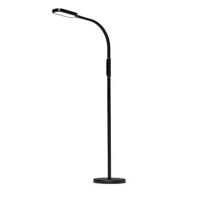 Lampa LED Podłogowa czarna DIM WW NW DW