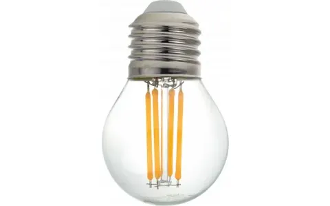 Żarówka LED E27 Filament Ściemnialna 4W/400lm WW