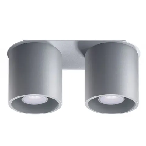 Plafon ORBIS 2 szary Sollux