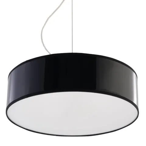 Lampa wisząca ARENA 35cm 2xE27 czarna Sollux SL.0115
