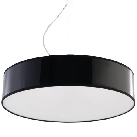 Lampa wisząca ARENA 45cm 3xE27 czarna Sollux SL.0118