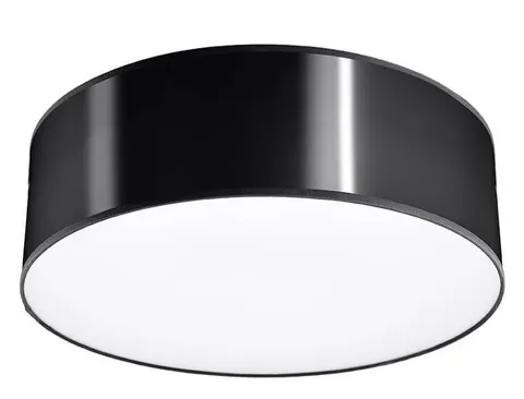 Plafon ARENA 25cm 1xE27 czarny Sollux SL.0127