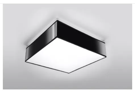 Plafon HORUS 35 czarny Sollux