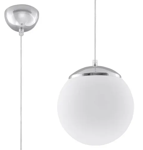 Lampa wisząca UGO 20 chrom E27 1x60W IP20 SL.0263 SOLLUX