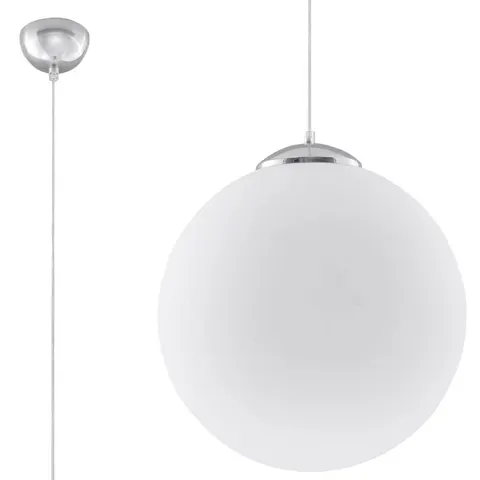 Lampa wisząca UGO 30 chrom E27 1x60W IP20 SL.0264 SOLLUX