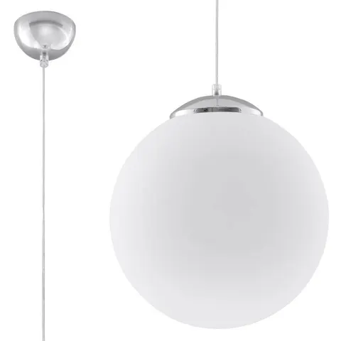 Lampa wisząca UGO 40 chrom E27 1x60W IP20 SL.0265 SOLLUX