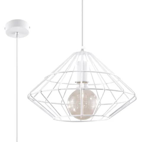 Lampa Wisząca UMBERTO biała