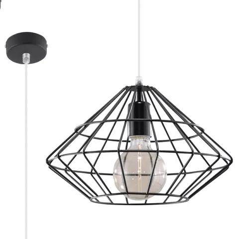Lampa Wisząca UMBERTO czarna