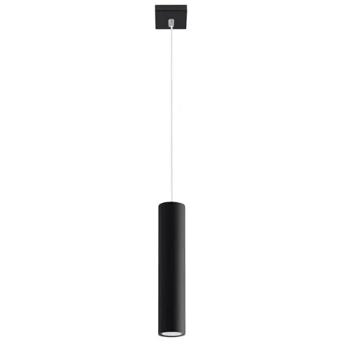 Lampa wisząca LAGOS 1 czarny GU10 1x40W IP20 SL.0327 SOLLUX