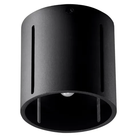 Lampa sufitowa INEZ czarny Plafon Spot walec tuba