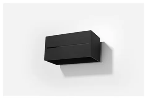 Plafon LOBO MAXI czarny Sollux