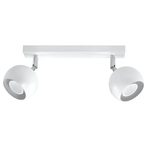 Plafon OCULARE 2xGU10 biały metalowy Sollux SL.0438
