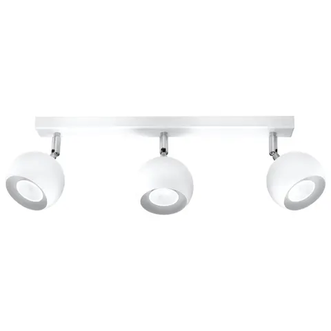 Plafon OCULARE 3xGU10 biały metalowy Sollux SL.0439