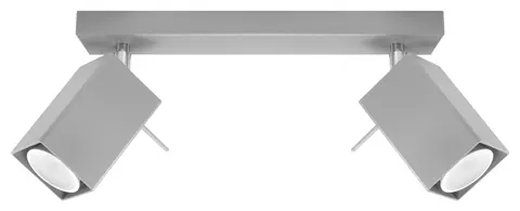Lampa sufitowa MERIDA 2 szary GU10 2x40W IP20 SL.0456 SOLLUX