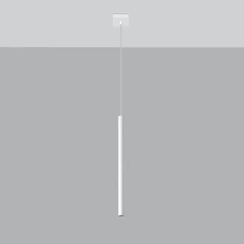 Lampa wisząca nowoczesna Sollux Pastelo 1 1xG9 SL.0465 IP20 - biała