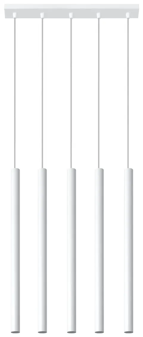 Lampa wisząca PASTELO 5 biała G9 5x40W IP20 SL.0468 SOLLUX
