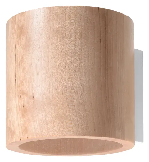 Kinkiet ORBIS naturalne drewno G9 1x40W IP20 SL.0490 SOLLUX
