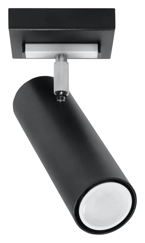 Lampa sufitowa DIREZIONE 1 czarny GU10 1x40W IP20 SL.0499 SOLLUX
