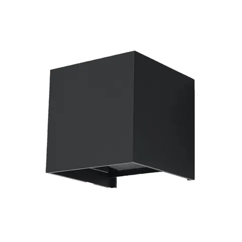 Kinkiet LUCA czarny LED IP54 Sollux SL.0545