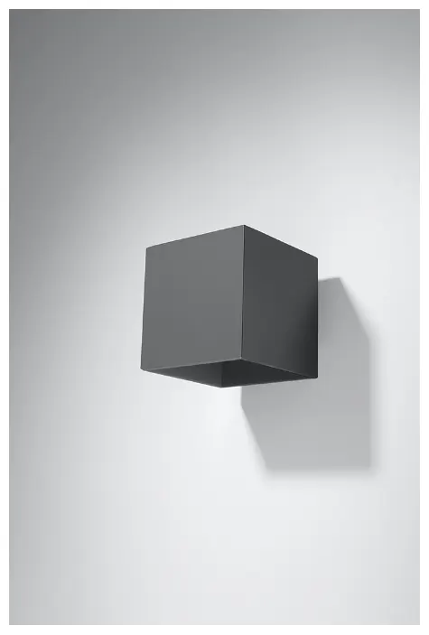 Kinkiet QUAD 1 antracyt G9 1x40W IP20 SL.0565 SOLLUX
