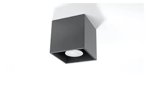 Plafon QUAD 1 antracyt Sollux
