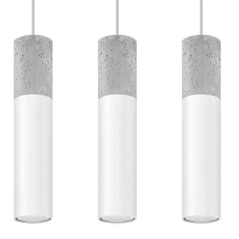 Lampa wisząca BORGIO 3L biały GU10 3x40W IP20 SL.0649 SOLLUX