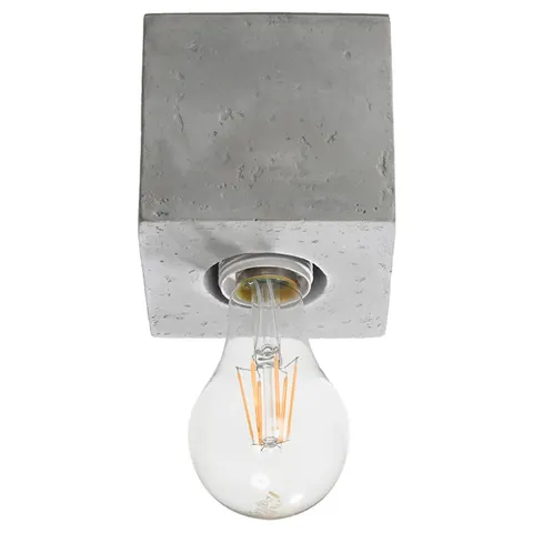 Plafon ARIZ beton E27 1x60W IP20 SL.0681 SOLLUX