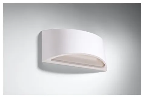 Kinkiet ceramiczny biały łukowy Sollux Lighting SL.0834 Vixen G9