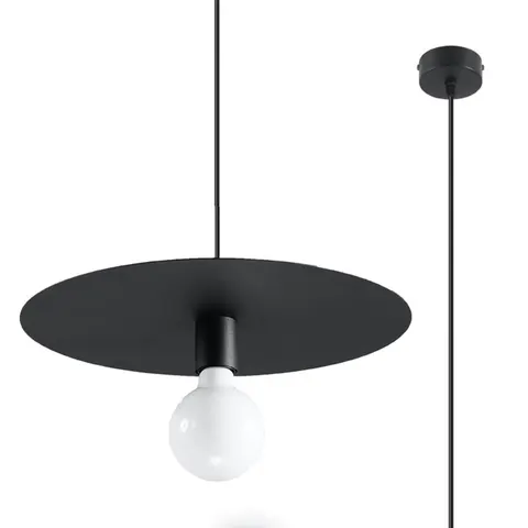 Lampa Wisząca FLAVIO czarna