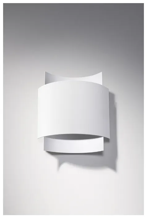 Biały dekoracyjny kinkiet ścienny Sollux Lighting SL.0857 Impact G9