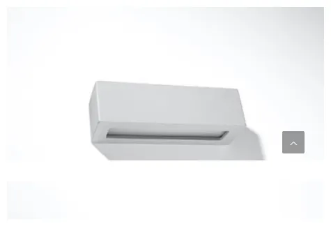 Szary ceramiczny kinkiet prostokąt z szybką Sollux Lighting SL.0877 Vega E27