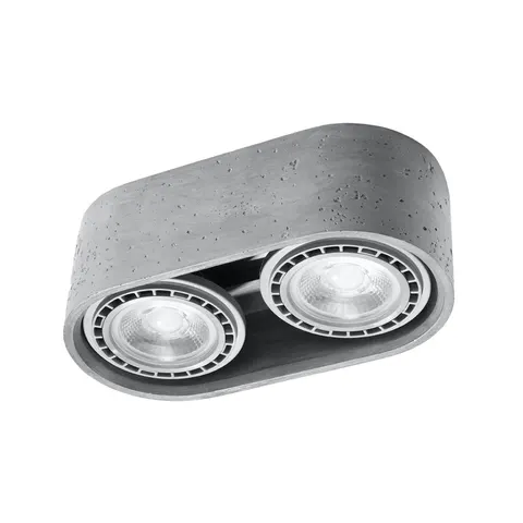 Spot BASIC 2 beton GU10 2x40W IP20 SL.0882 SOLLUX