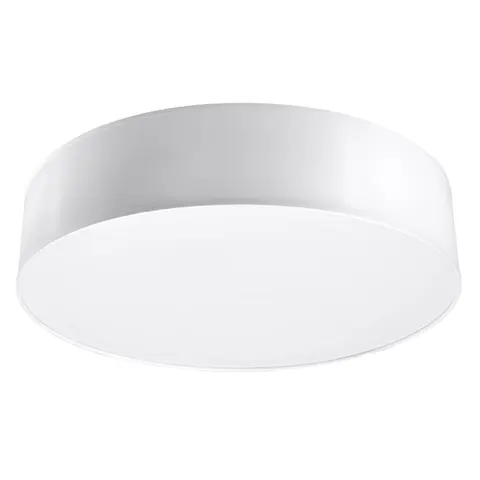 Biały okrągły plafon z tworzywa sztucznego Sollux Lighting SL.0919 Arena 4xE27 55cm x 11cm