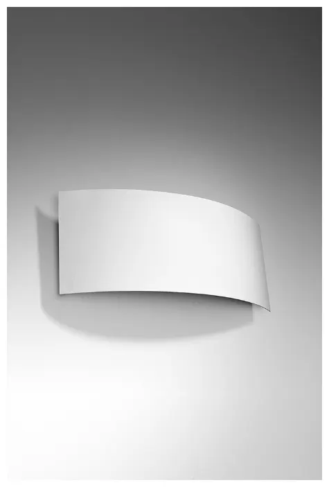 Prostokątny biały wygięty kinkiet Sollux Lighting SL.0936 Magnus 2xG9