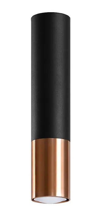 Spot LOOPEZ czarny/miedź GU10 1x40W IP20 SL.0945 SOLLUX