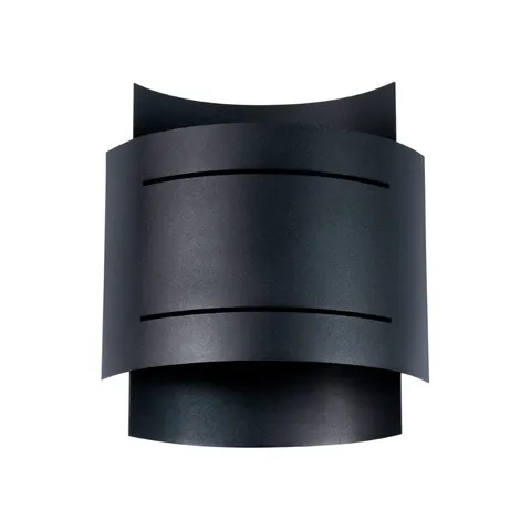 Czarny kinkiet dekoracyjny metalowy Sollux Lighting SL.0981 Hestia G9